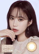 Lensme Eye Velvet Pop Brown 月拋(2片)